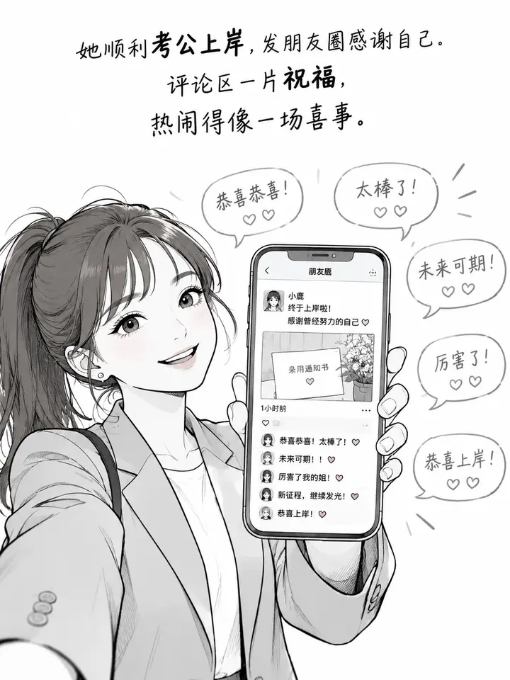 校园霸凌十年后实名举报：白色线条风图文故事绘本