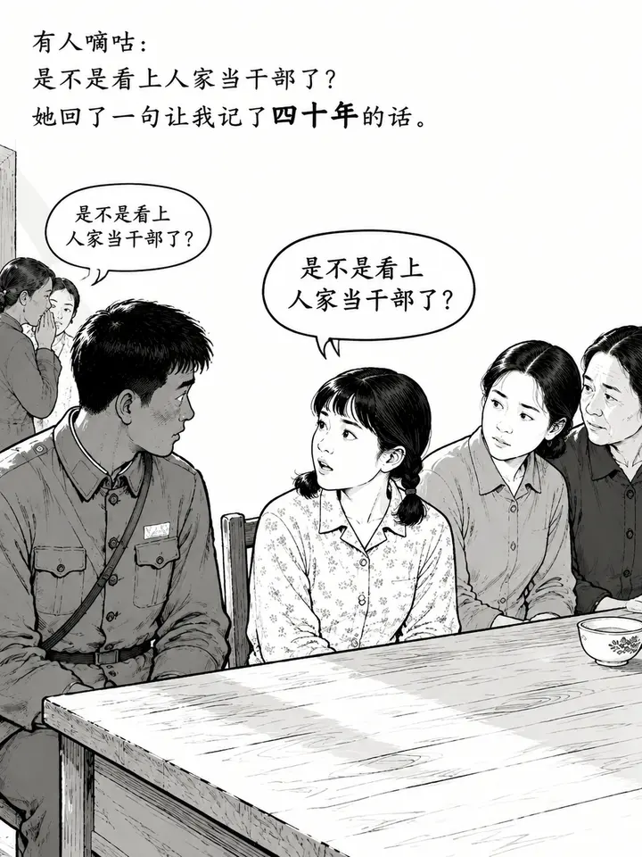 1980年提干相亲被嫌矮黑，妹妹一句话改变一生的图文故事 第 4 段