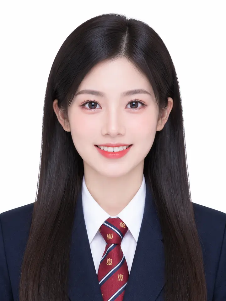 AI证件照提示词：年轻女性职业形象照生成