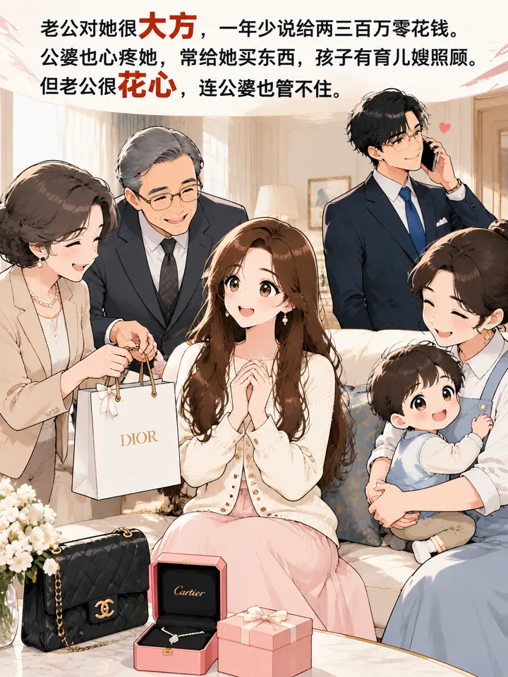人间清醒还是恋爱脑？朋友嫁富二代的婚姻图文故事 第 2 段
