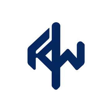 绘画提示词:两个字母融合成一体极简标志
